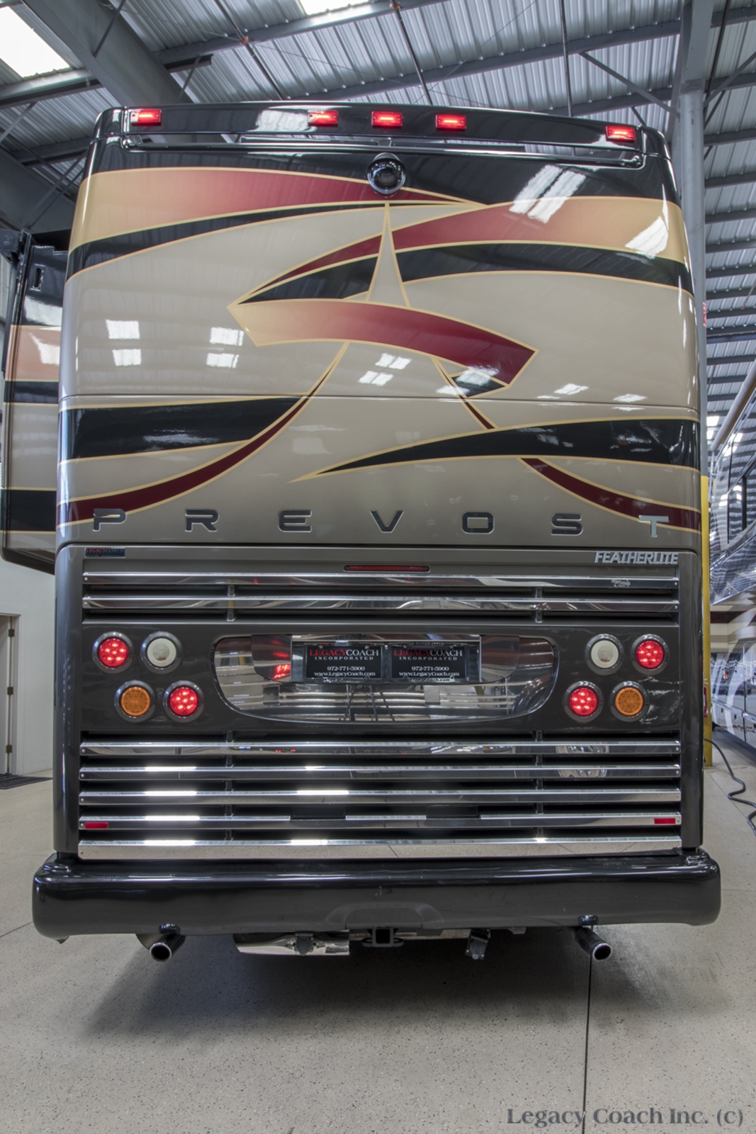 Prevost Featherlite Vantare H Double Slide Factory Bunks